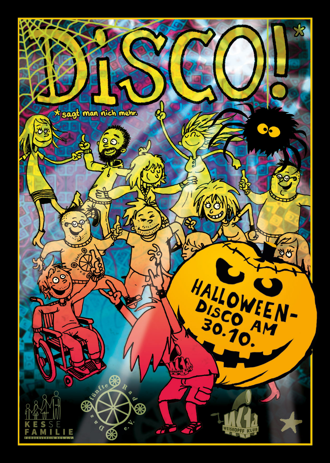 Halloween-Disco in der WK 14 Bild 1
